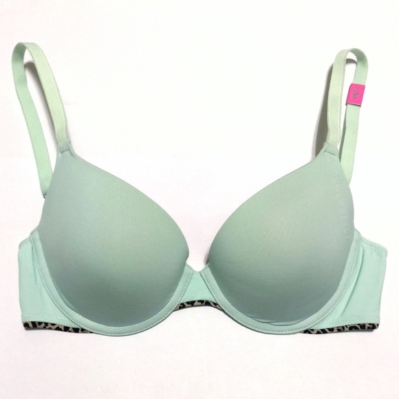 PINK Victoria's Secret Other - NWT VS Pink: Mint Green Push-up Bra
